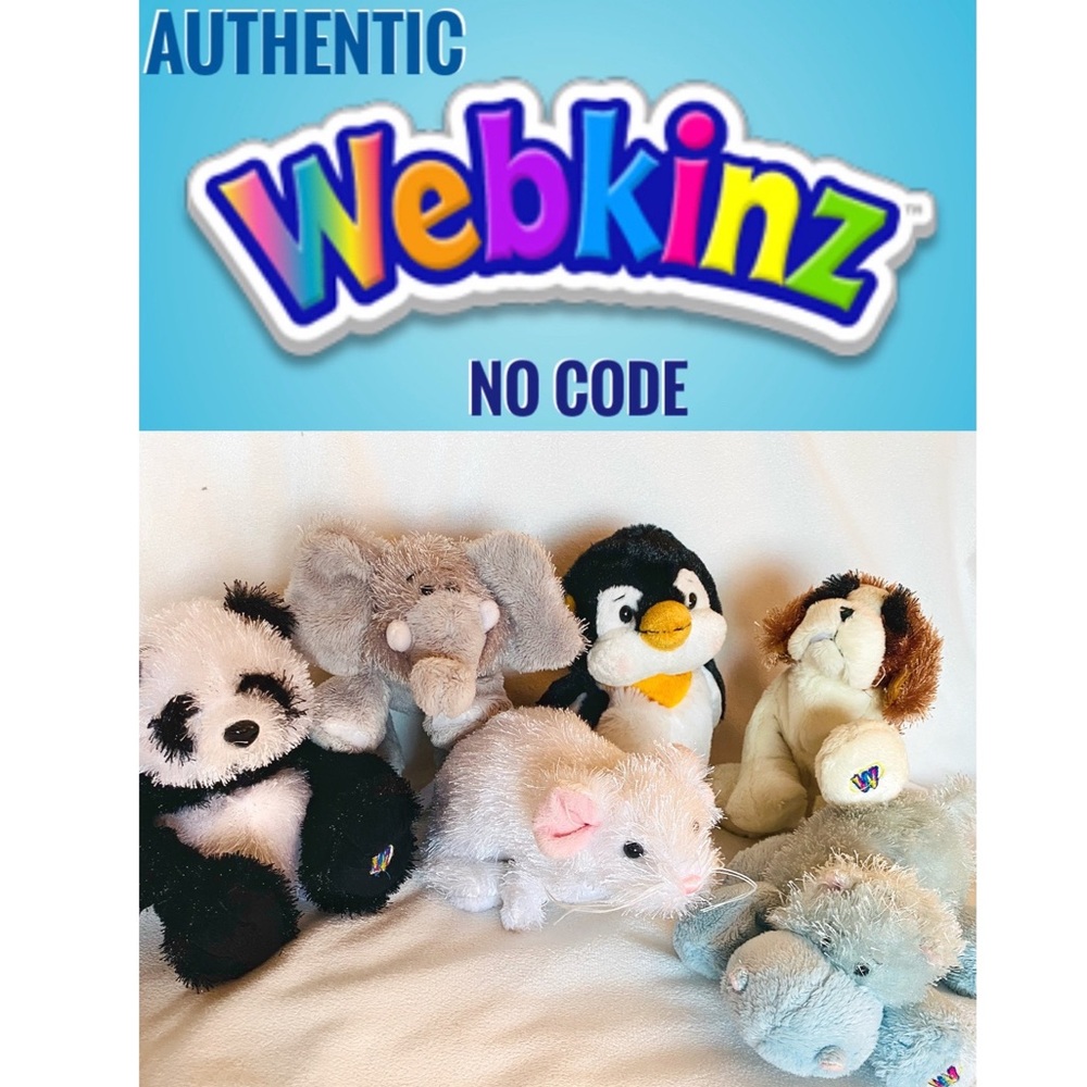 Webkinz Lil’ Kinz Bundle 🐼🐭 Retired Rare Plushies